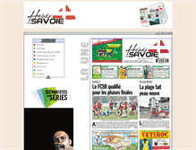 Tablet Screenshot of hebdo-des-savoie.com